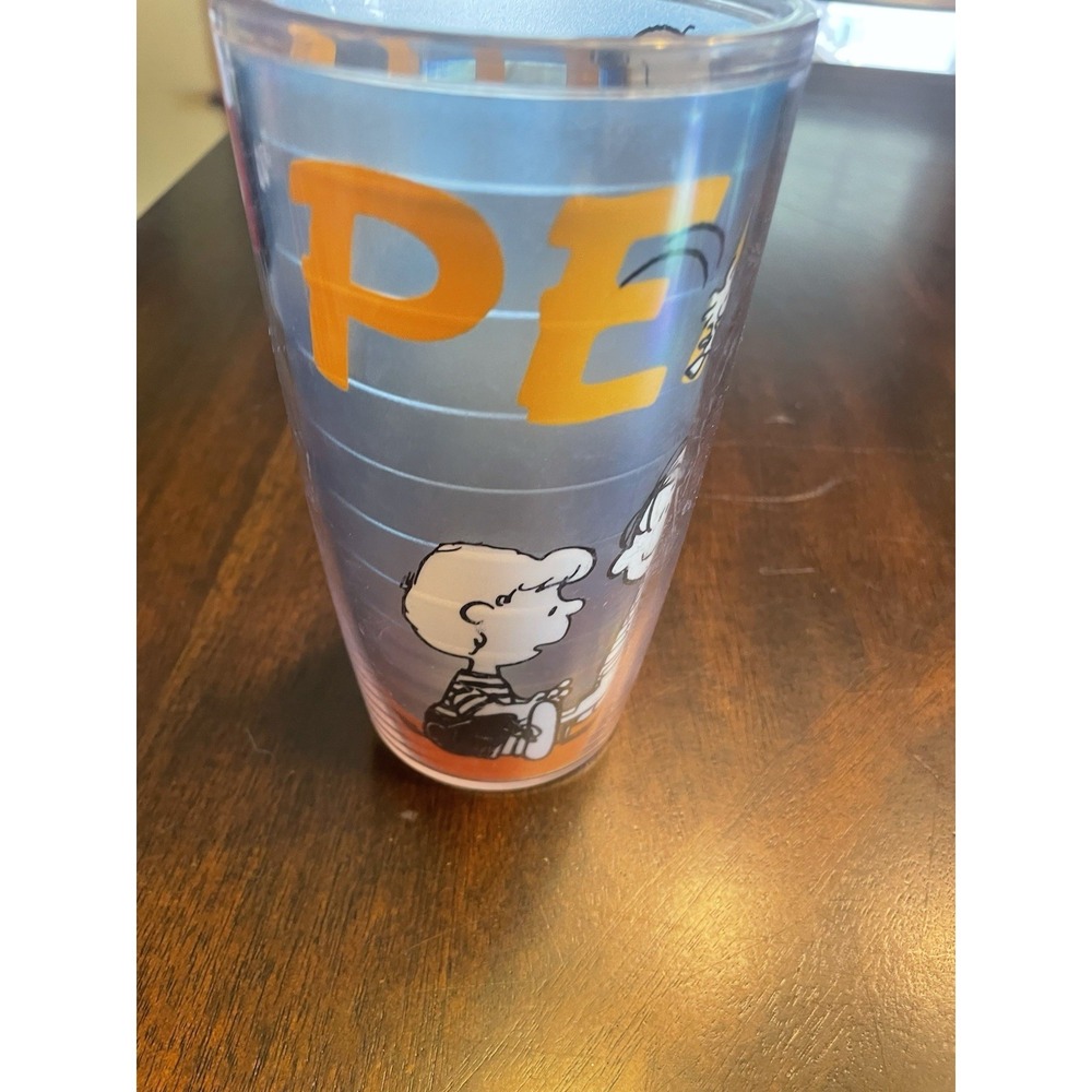 Tervis Peanuts Tumbler 16 Oz Glass Lucy Snoopy Charlie Brown